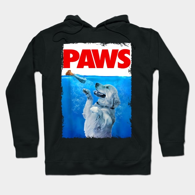 Labrador PAWS Collection Tees That Speak the Silent Language of Labs Hoodie by Crazy Frog GREEN